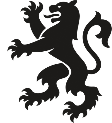 Cabello Salon + Co. lion emblem